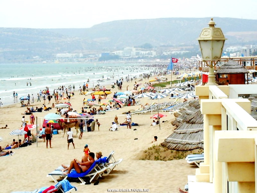Марокко. Пляж в Агадире