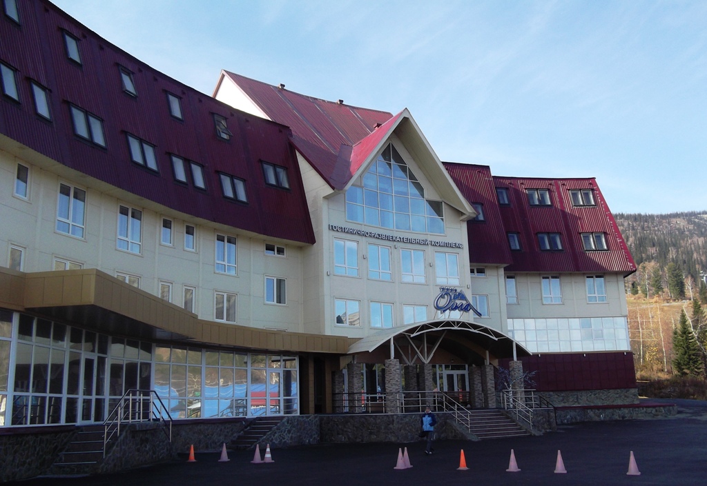 Фасад гостиницы «Ольга» 