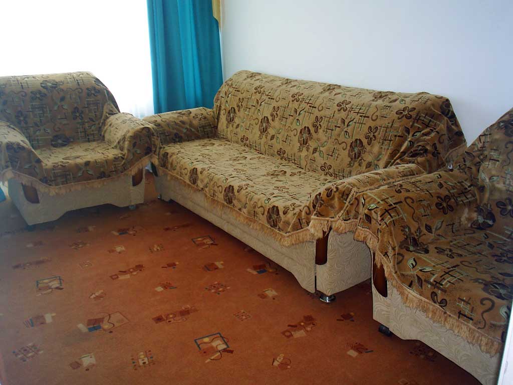 Гостиная в люксе санатория «Кыргызское взморье» 